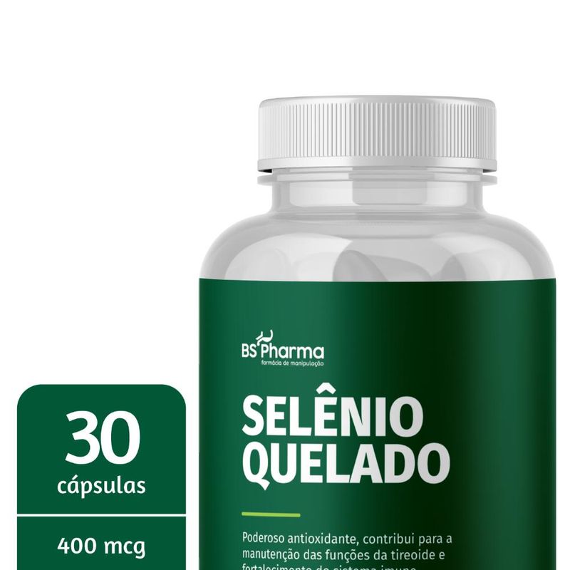 Selênio Quelado 400 mcg - 30 Cápsulas