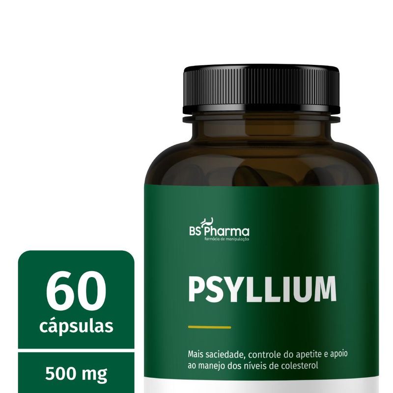 Psyllium 500mg - 60 Cápsulas