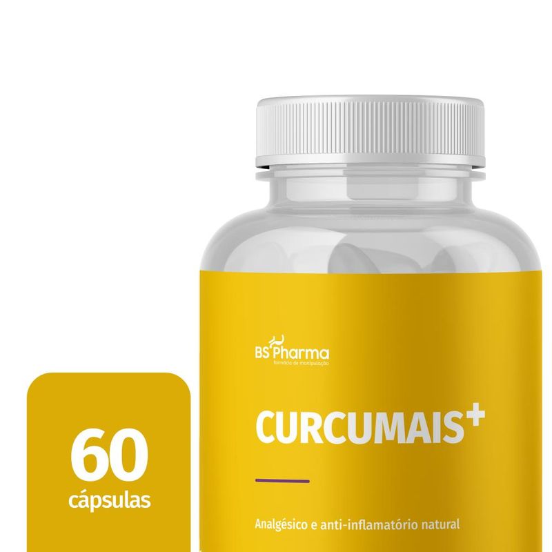 Curcumais - Curcuma avançada - 60 Cápsulas