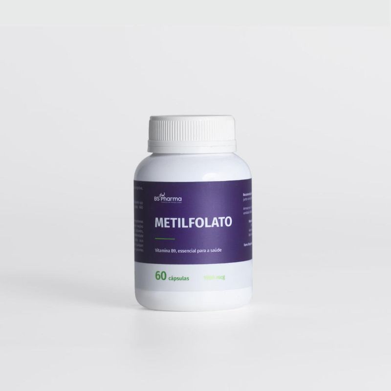 Metilfolato (Vitamina B9) 1000 mcg - 60 Cápsulas