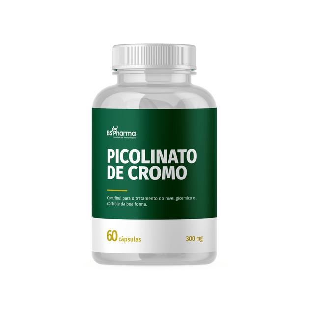 Picolinato de Cromo 300 mcg - 60 Cápsulas