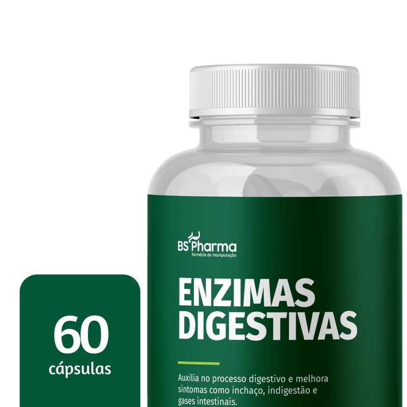 Enzimas Digestivas - 60 Cápsulas