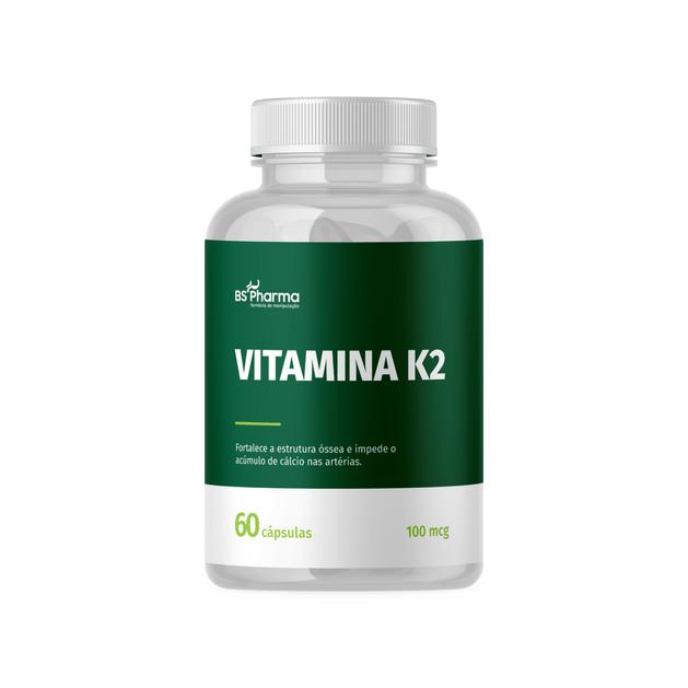 Vitamina K2 MK-7 100 mcg - 60 Cápsulas