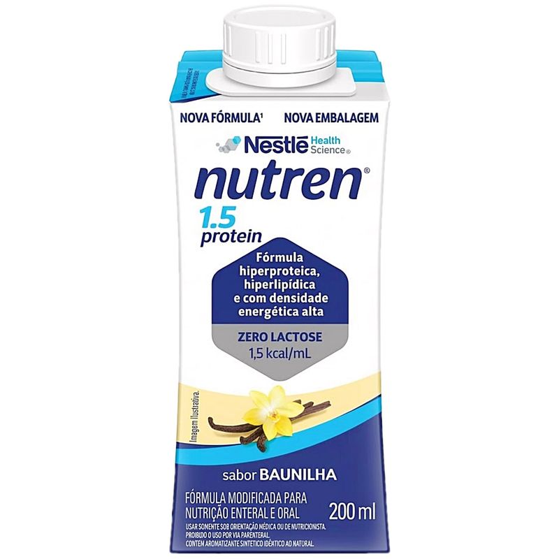 Suplemento Alimentar Nutren 15 Protein Baunilha 200mL