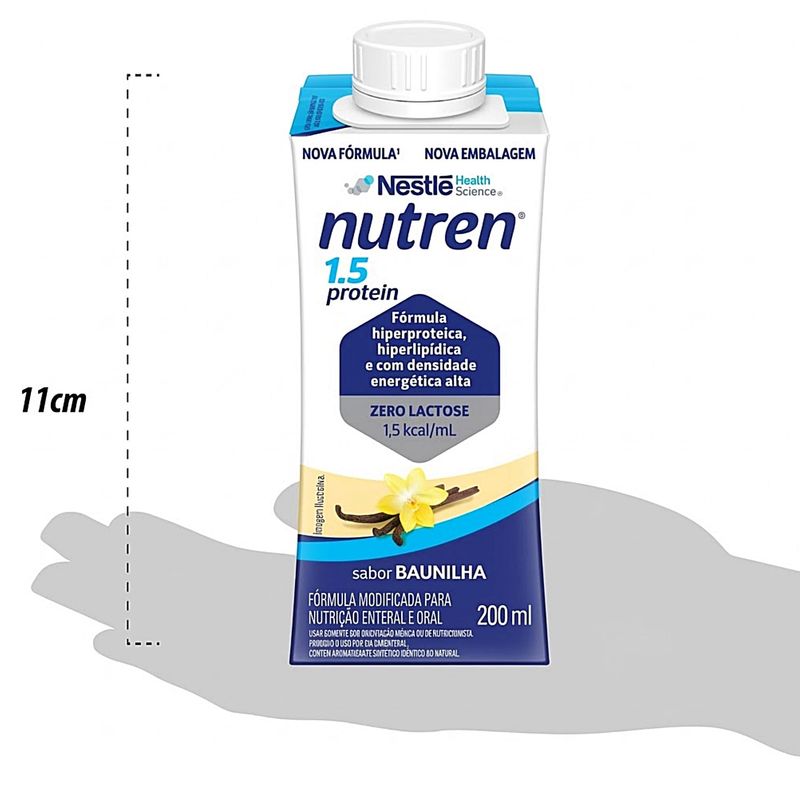 Suplemento Alimentar Nutren 15 Protein Baunilha 200mL