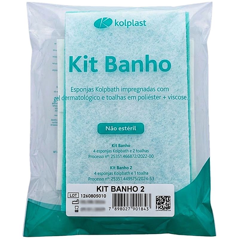 Kit para Banho de Leito 2 Kolplast