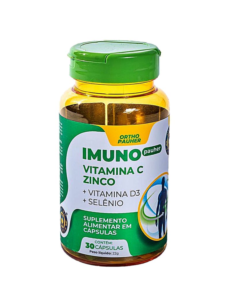 Suplemento Alimentar Imuno Pauher - 30 Cápsulas