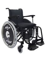 Cadeira de Rodas Agile Jaguaribe - Preta - 48cm