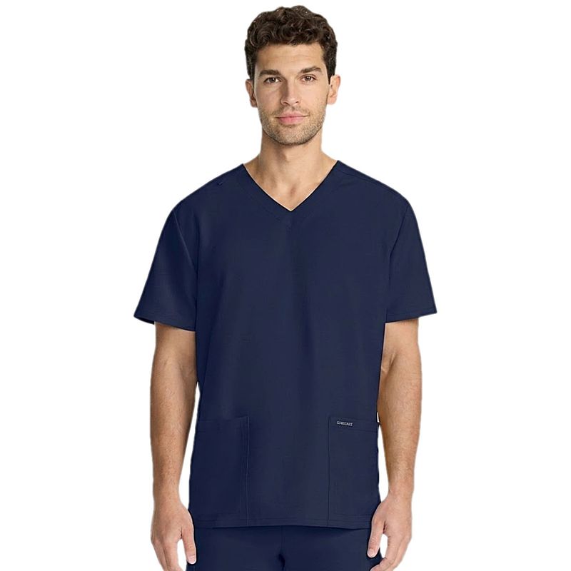 Blusa Unissex de Uniforme Médico CKE00014A Azul Tam G