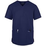 Blusa Unissex de Uniforme Médico CKE00014A Azul Tam G