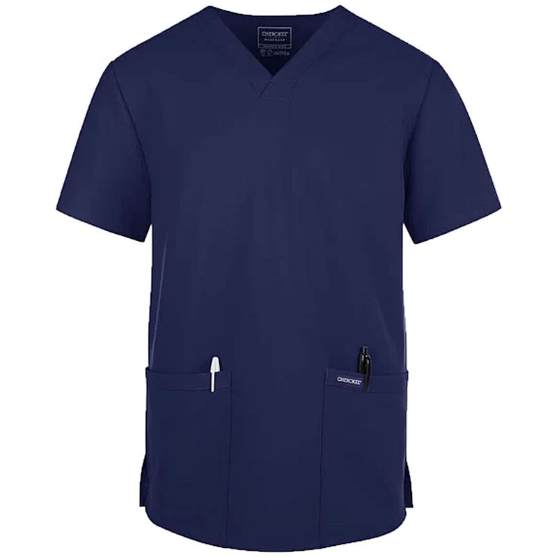 Blusa Unissex de Uniforme Médico CKE00014A Azul Tam G