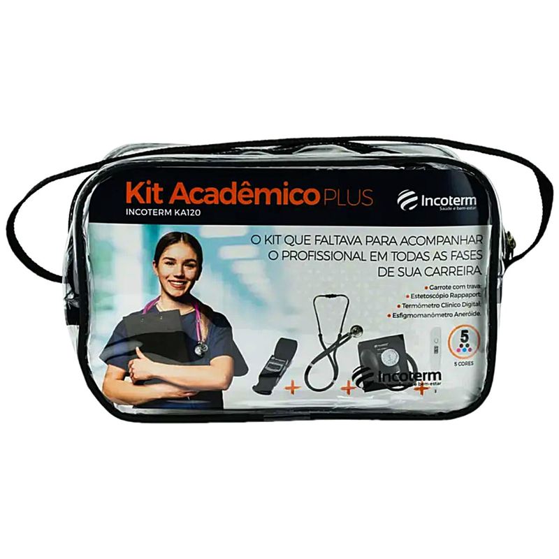 Kit Acadêmico Incoterm Plus KA120 All Black