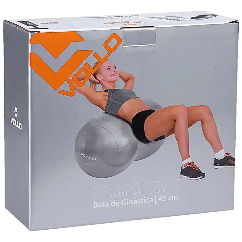 Bola Feijão para Ginástica Peanut Ball 45cm Vollo
