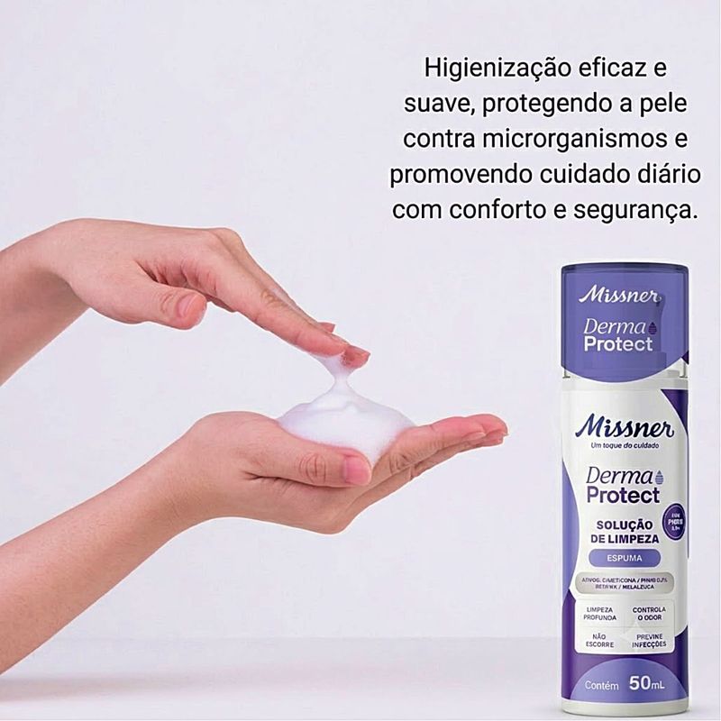 Derma Protect Solução de Limpeza Espuma com PHMB 50ml