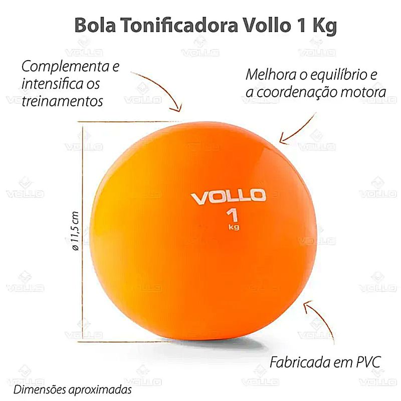 Bola Tonificadora Vollo 1kg