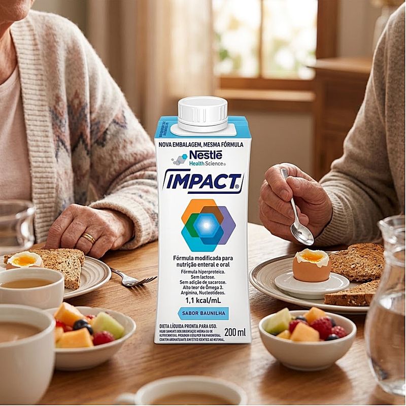 Suplemento Alimentar Enteral e Oral Impact Baunilha 200ml