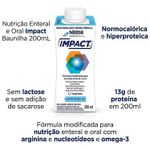 Suplemento Alimentar Enteral e Oral Impact Baunilha 200ml