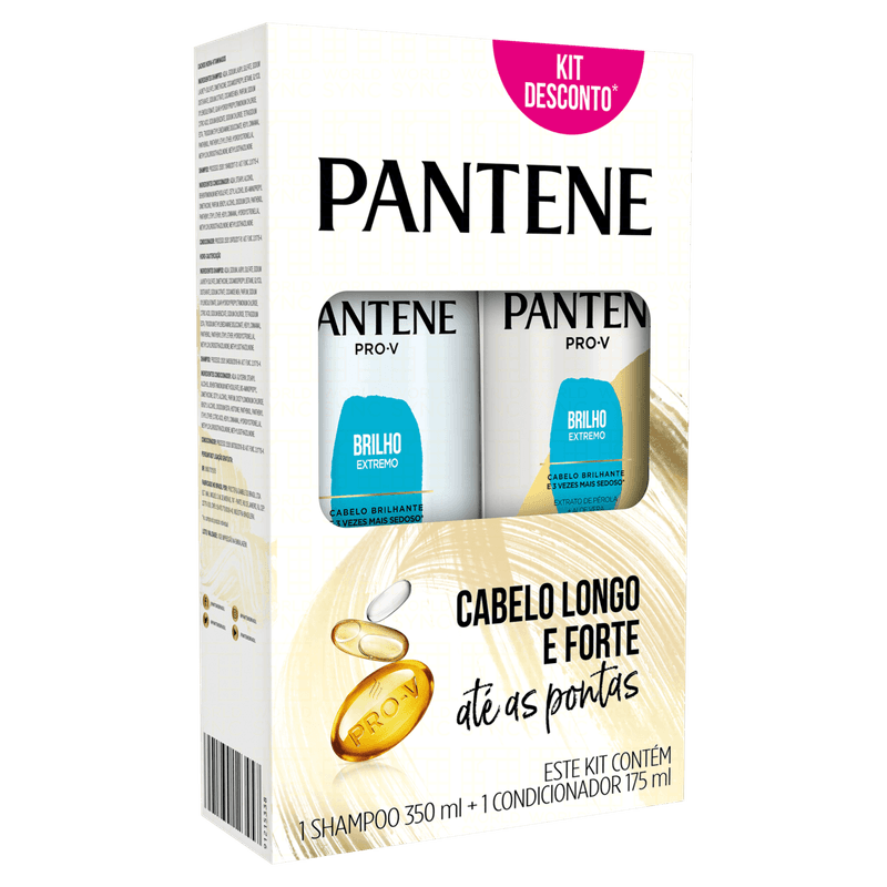 Kit Pantene Pro-V Shampoo 400 ml 1 Unidad + Condicionador 175 ml  2