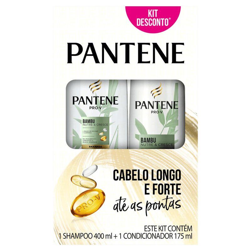 Kit Pantene Bambu Sh 400Ml Cond 175Ml 1