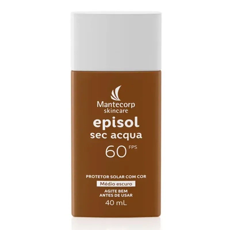 Protetor Solar Facial Episol Sec Acqua Fps60 Médio 40ml