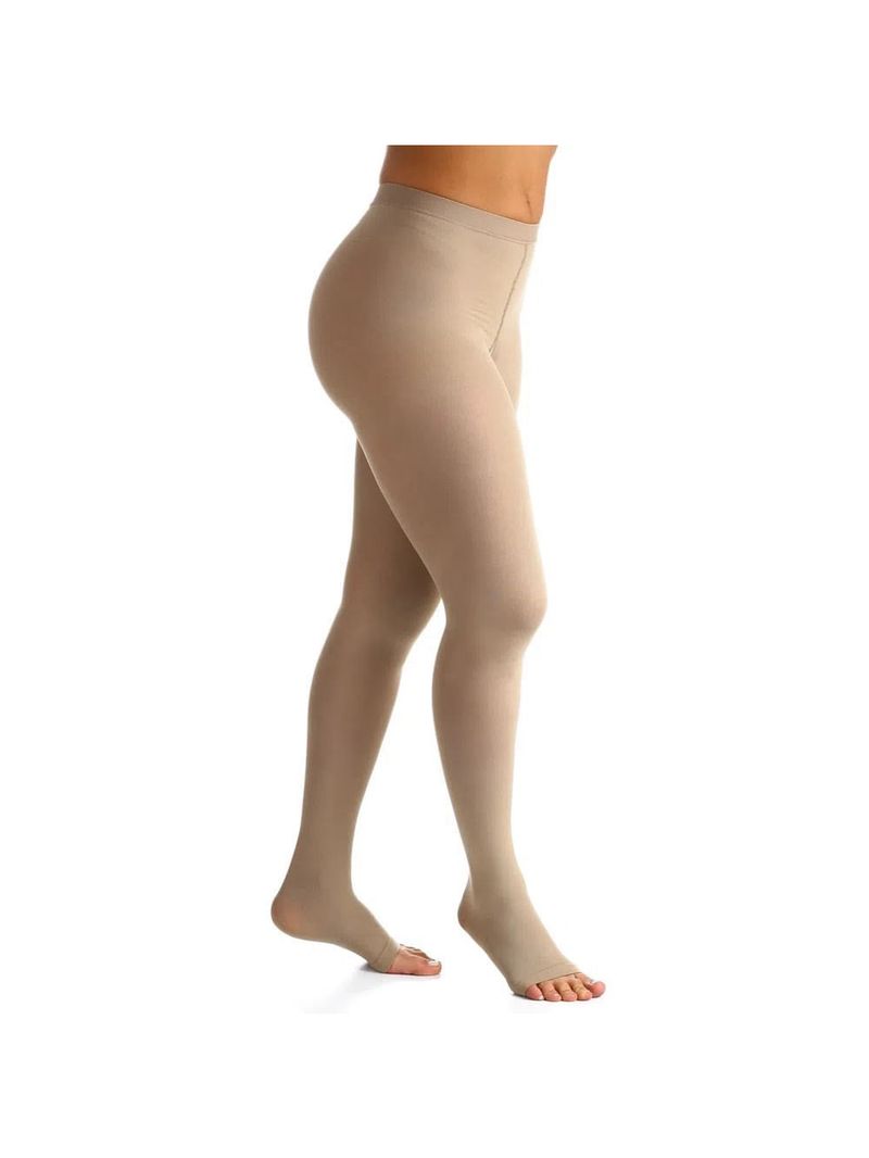 Meia-Calça Sigvaris Materna 30-40mmHg Aberta Bege G3