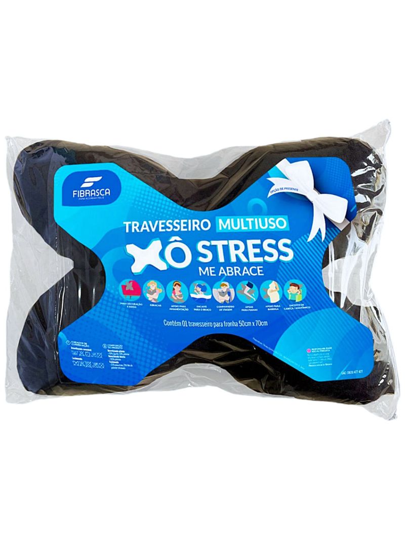Travesseiro Multiuso Xô Stress Fibrasca