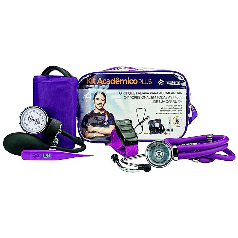Kit Acadêmico Plus Incoterm KA120 Lilás