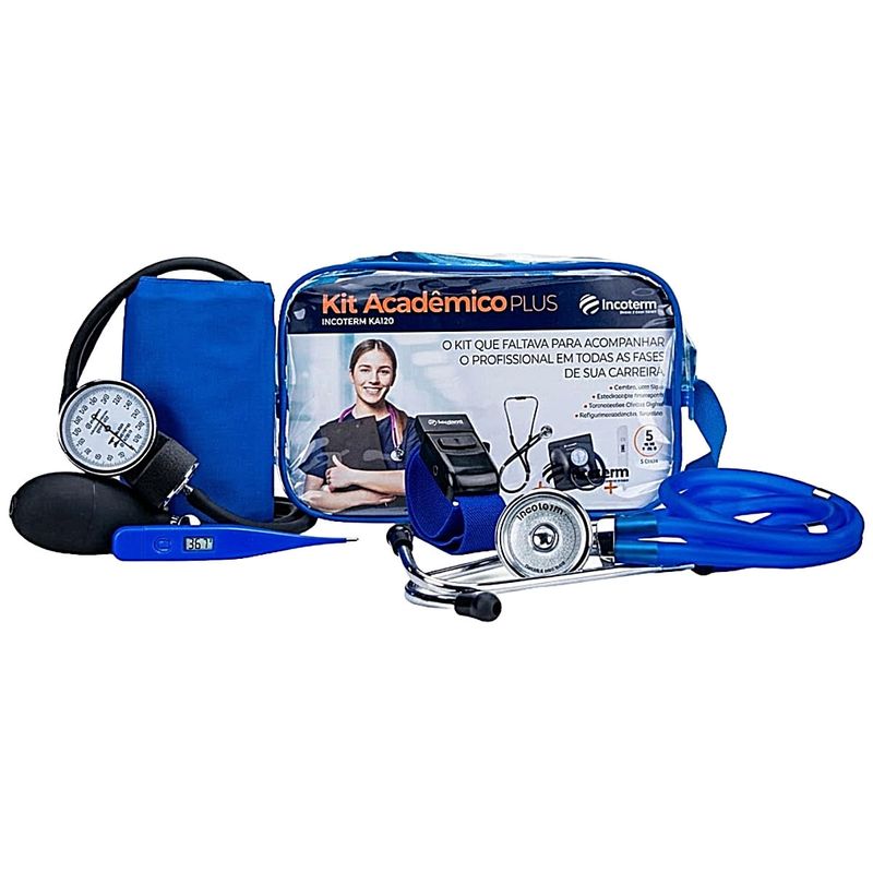 Kit Acadêmico Plus Incoterm KA120 Azul