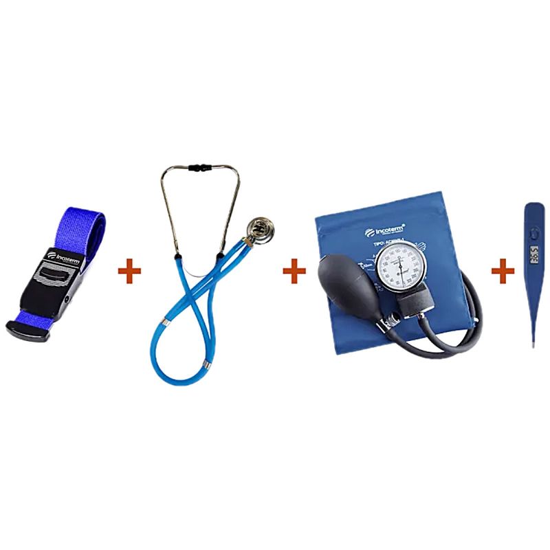 Kit Acadêmico Plus Incoterm KA120 Azul