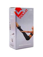 Mini Bola Overball para Pilates e Yoga Vollo 25cm Cinza
