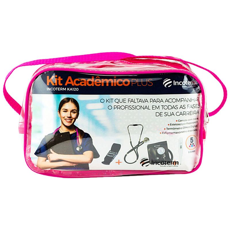 Kit Acadêmico Plus Incoterm KA120 Pink