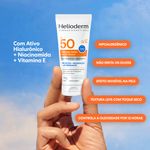 Kit Protetor Solar FPS 30 Corporal 120ml + Protetor Facial Toque Seco 50g FPS 50 Helioderm