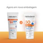 Protetor Solar Facial Toque Seco FPS 50 Helioderm - 50g