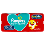 Fralda Infantil Pampers SuperSequinha XG 32 Unidades