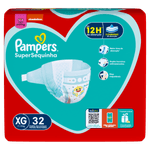 Fralda Infantil Pampers SuperSequinha XG 32 Unidades