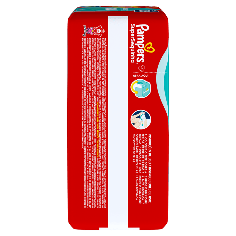 Fralda Infantil Pampers SuperSequinha XG 32 Unidades