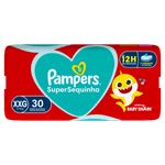 Fralda Infantil Pampers SuperSequinha XXG 30 Unidades