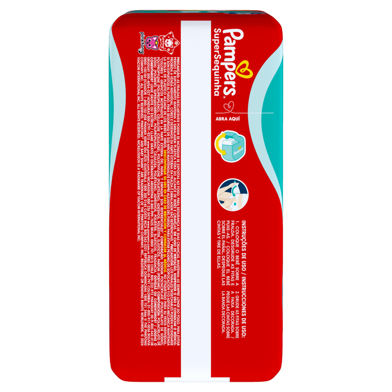 Fralda Infantil Pampers SuperSequinha XXG 30 Unidades