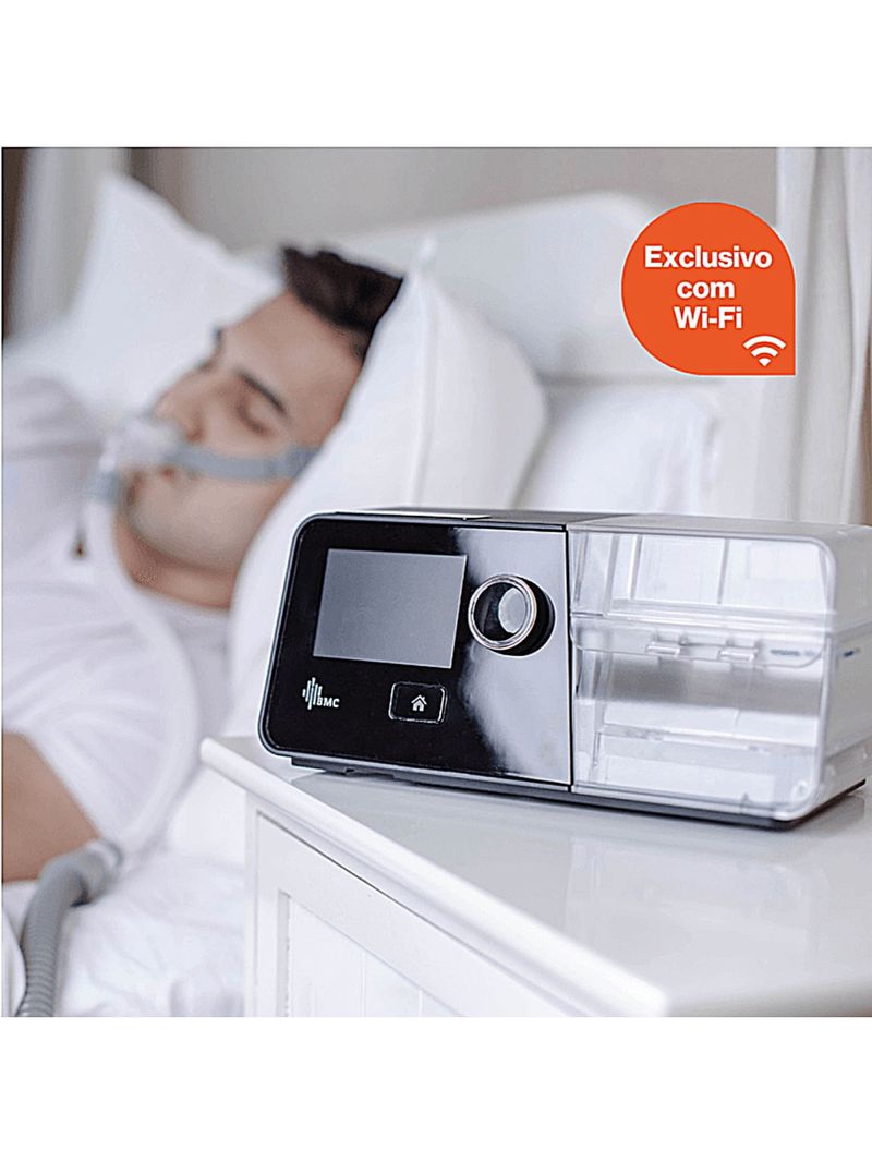 Cpap Automático Com Umidificador e Conectividade Wi-Fi GIII BMC