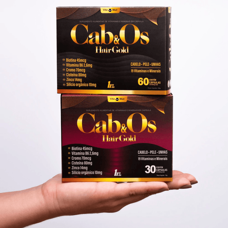 Cab&Os Hair Gold 30 Cápsulas - Vita Blue