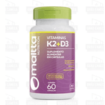Vitamina K2 149mcg +Vitamina D3 2000UI 60 Cápsulas Maltta