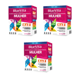 Kit 3 Polivitamínico Mulher 1000mg A a Z 60 Cápsulas - Vita Blue