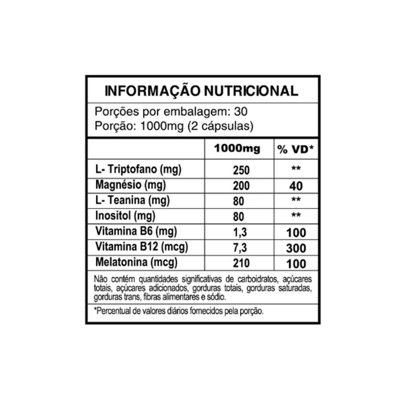 Calmirilex Melatonina + Associações 1000mg 60 Cápsulas - Vita Blue