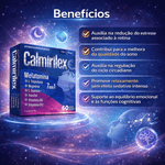 Calmirilex Melatonina + Associações 1000mg 60 Cápsulas - Vita Blue
