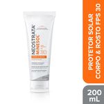 Protetor Solar Corpo e Rosto FPS 30 Neostrata Minesol Bisnaga 200ml