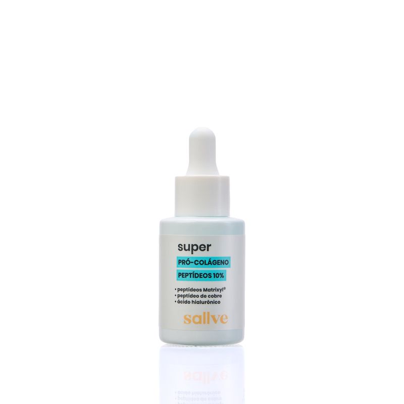 Sérum Facial Super Pró-Colágeno Peptídeos 10 Sallve - 30ml